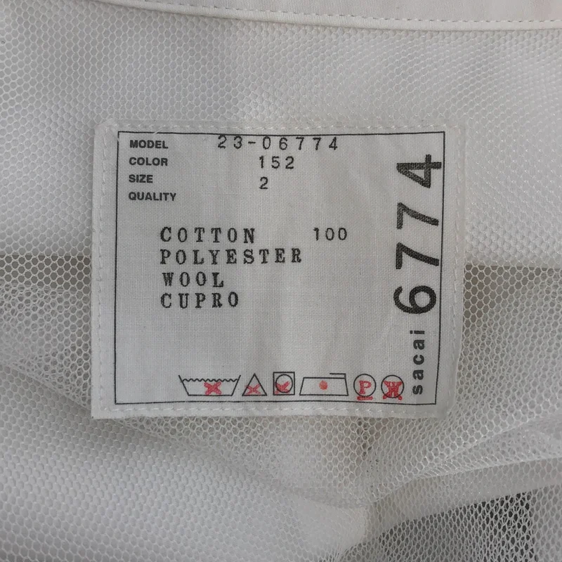 sacai / サカイ | Thomas Mason Cotton Poplin Dress シャツ ワンピース | 2 | レディース