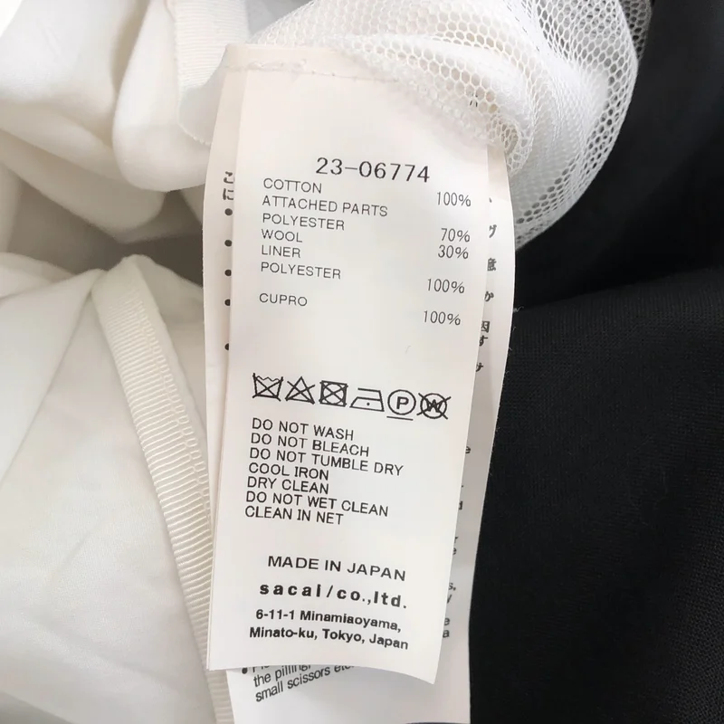 sacai / サカイ | Thomas Mason Cotton Poplin Dress シャツ ワンピース | 2 | レディース