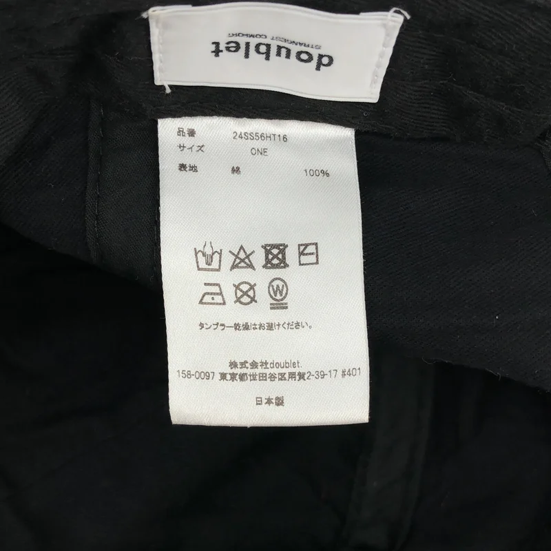 doublet / ダブレット | 2024SS | SD CARD EMBROIDERY CAP / キャップ 帽子 / アジャスター調整可 | one | その他