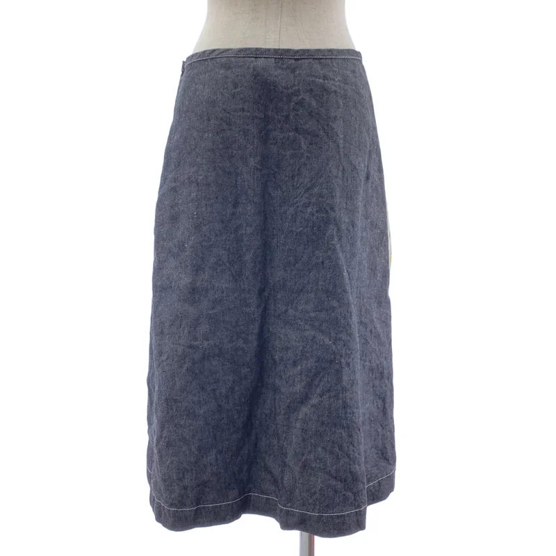 tricot COMME des GARCONS / トリココムデギャルソン | 2003AW | 総柄 装飾 サイドジップ スカート | M | レディース