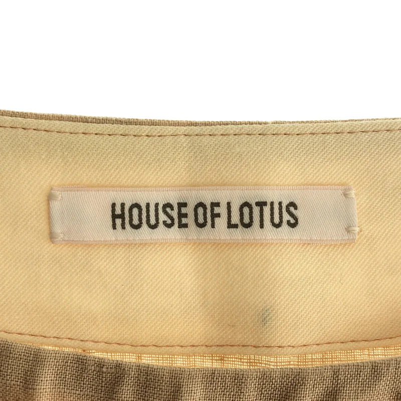 HOUSE OF LOTUS / ハウスオブロータス | リネン タック プルオーバーワンピース | M | レディース
