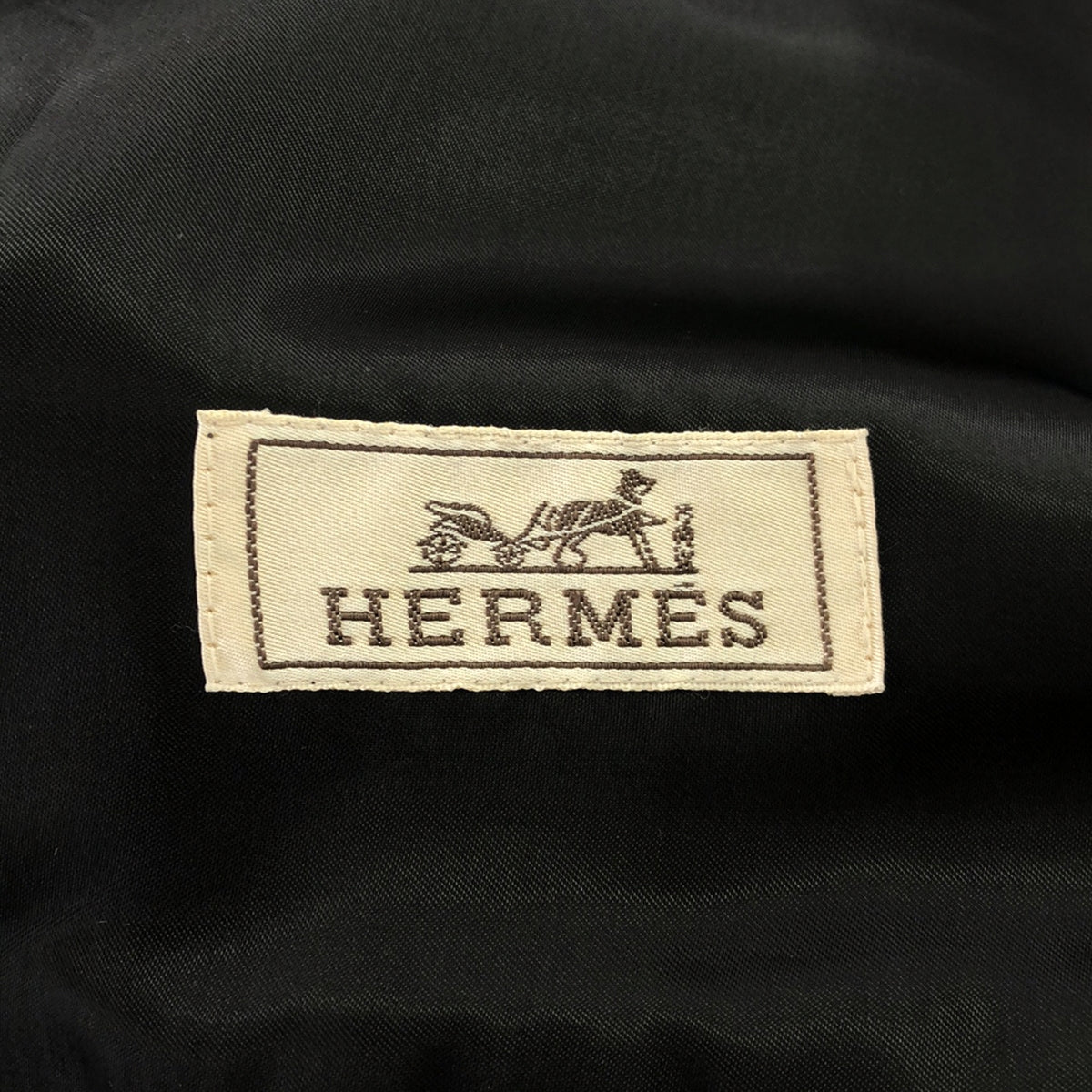 美品】 HERMES / エルメス | ウールメルトン レザー切替 ジップアップ