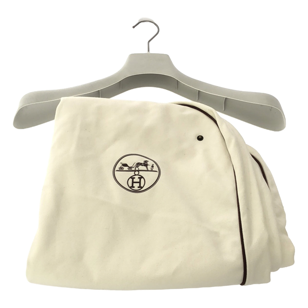 美品】 HERMES / エルメス | ウールメルトン レザー切替 ジップアップ
