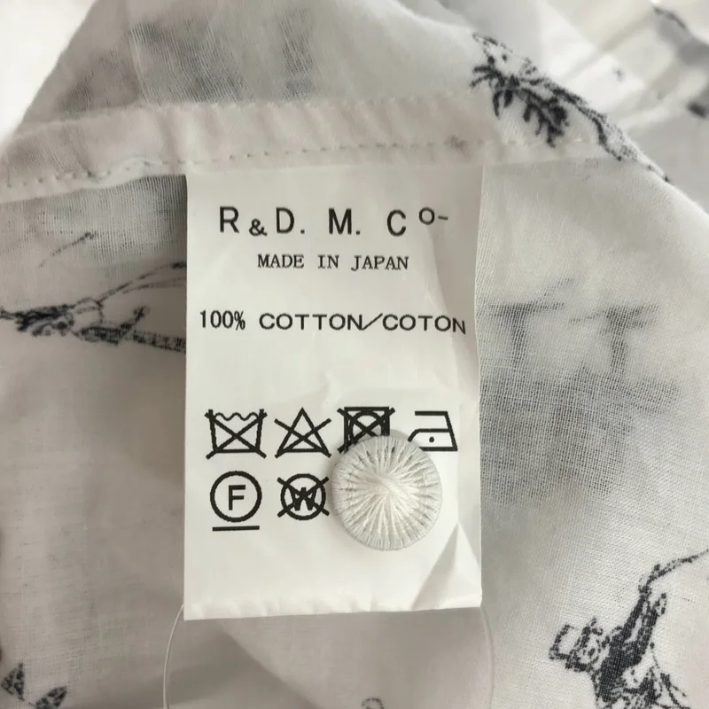 R&D.M.Co / オールドマンズテーラー | GOOD OLD DAYS コットン プリント シャツワンピース |