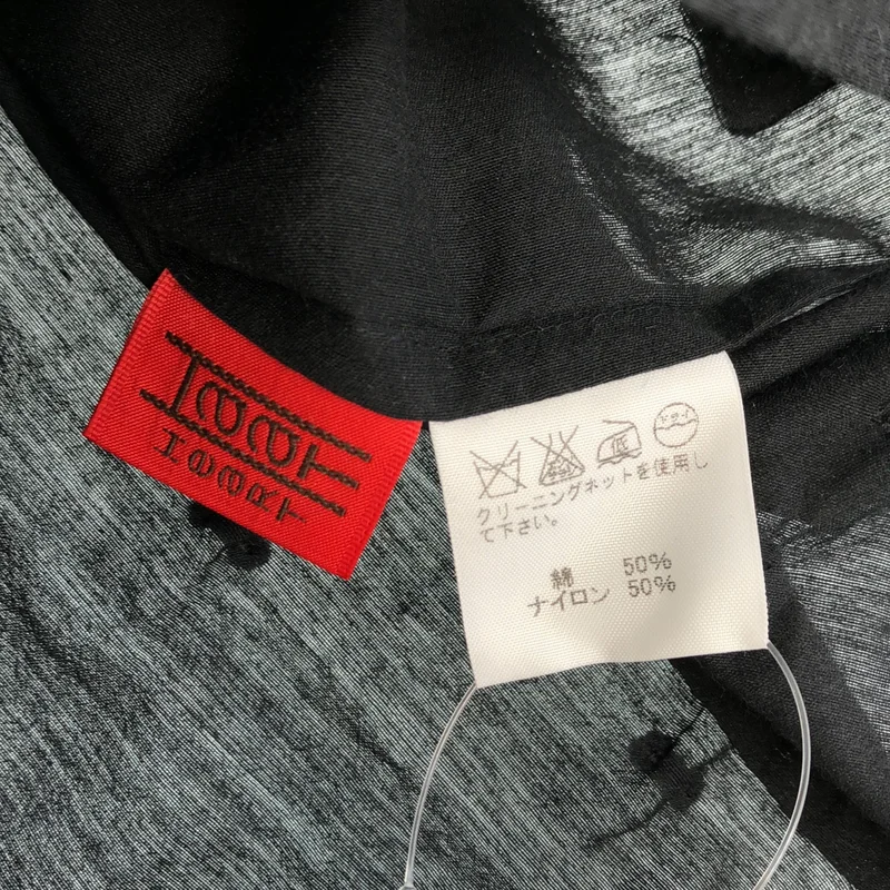 HaaT ISSEY MIYAKE / ハートイッセイミヤケ | コットン ナイロン 刺しゅう ショートスリーブ バンドカラーシャツ | 3 | レディース