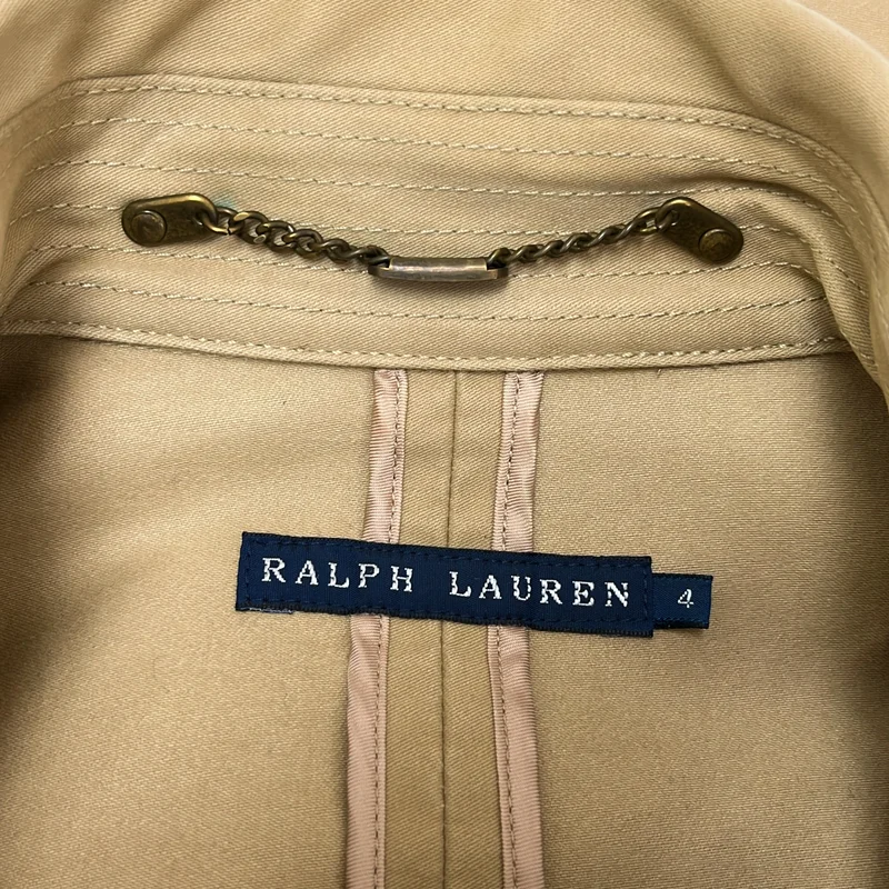 RALPH LAUREN / ラルフローレン | コットン トレンチコート | 4 | レディース