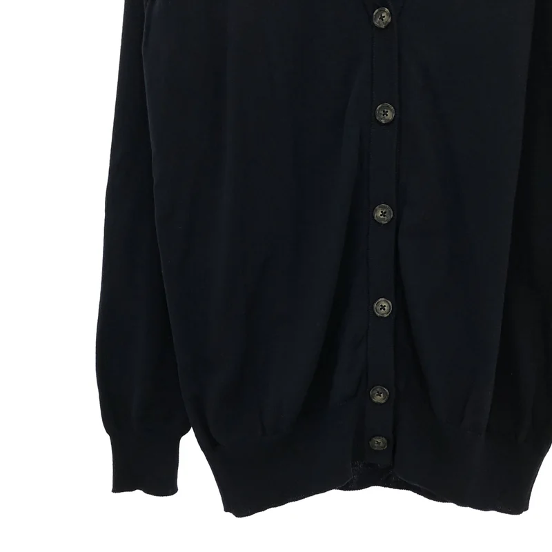 Maison Martin Margiela / メゾンマルタンマルジェラ | 2015SS | コットン ウール エルボーパッチ ニットカーディガン | S | レディース