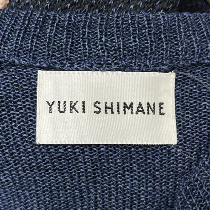 YUKI SHIMANE / ユキシマネ | Lala Hand knit dress / ベルテッド リボン ニット ワンピース |