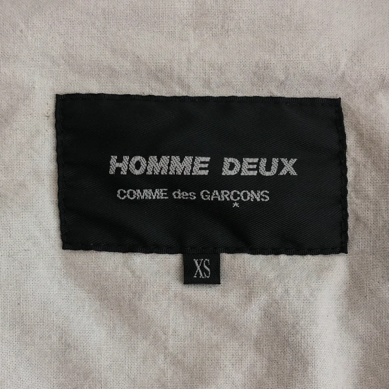 COMME des GARCONS HOMME DEUX / コムデギャルソンオムドゥ | 2016SS | ウール カシミヤ混 ホワイトステッチ  4B ジャケット | XS | メンズ