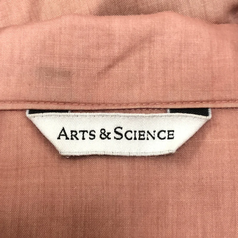 ARTS&SCIENCE / アーツアンドサイエンス | コットン リネン オープンカラー ワイド 半袖シャツ | 3 | メンズ
