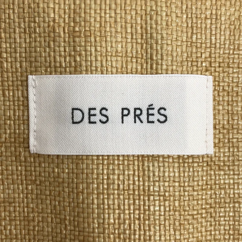 DES PRES / デプレ | ナイロン コットン ラフィア クルーネックジレ | F | レディース