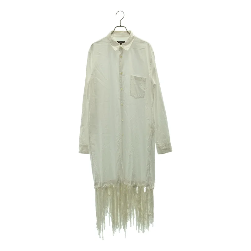 COMME des GARCONS HOMME PLUS / コムデギャルソンオムプリュス | 2021AW | フリンジ ロングシャツ | M | メンズ