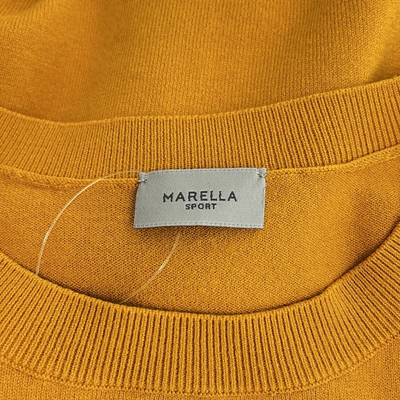 MARELLA / マレーラ | Maglia Yser ラインストーンショルダー パフスリーブニット | M | レディース
