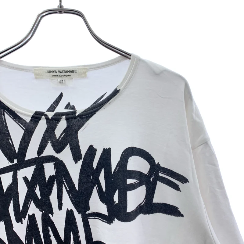 JUNYA WATANABE COMME des GARCONS / ジュンヤワタナベ | 2021SS | コットン ロゴ クルーネック Tシャツ カットソー | M | レディース