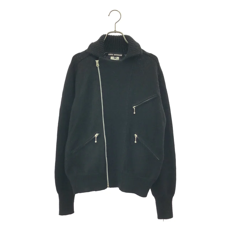 JUNYA WATANABE / ジュンヤワタナベ | 2025AW | ウール ダブルライダース ニット | M | レディース