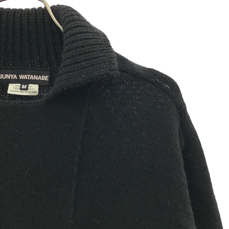 JUNYA WATANABE / ジュンヤワタナベ | 2025AW | ウール ダブルライダース ニット | M | レディース