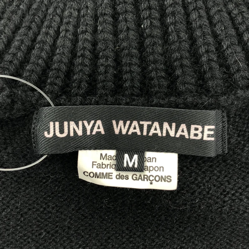 JUNYA WATANABE / ジュンヤワタナベ | 2025AW | ウール ダブルライダース ニット | M | レディース