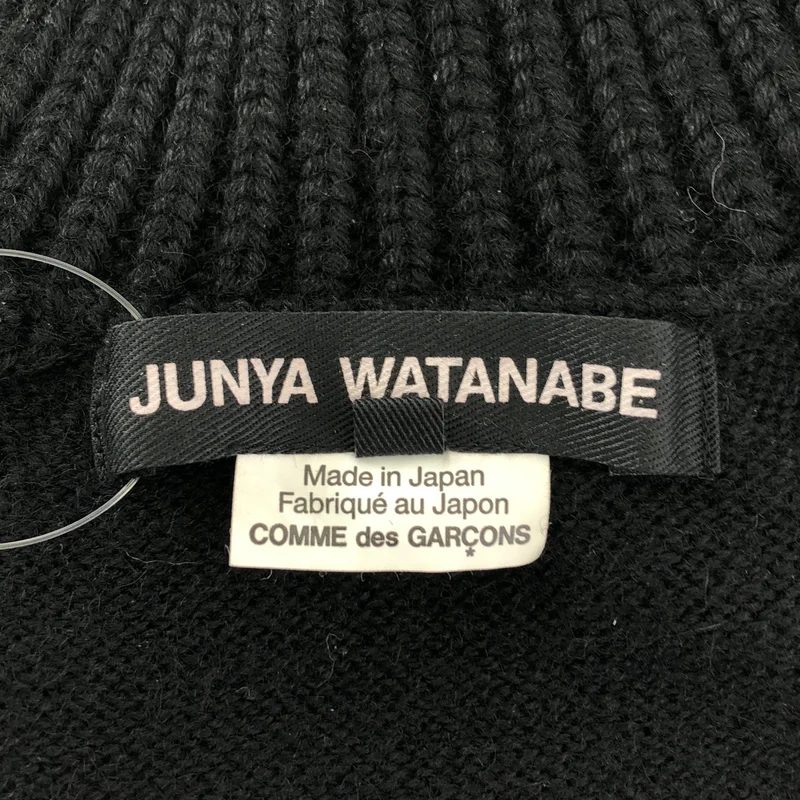 JUNYA WATANABE / ジュンヤワタナベ | 2025AW | ウール ダブルライダース ニット | M | レディース