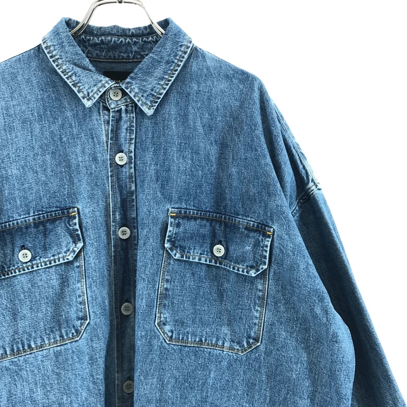FEAR OF GOD / フィアオブゴッド | 2017SS | JEANS 5th Wポケット オーバーサイズ デニムシャツ | M | メンズ