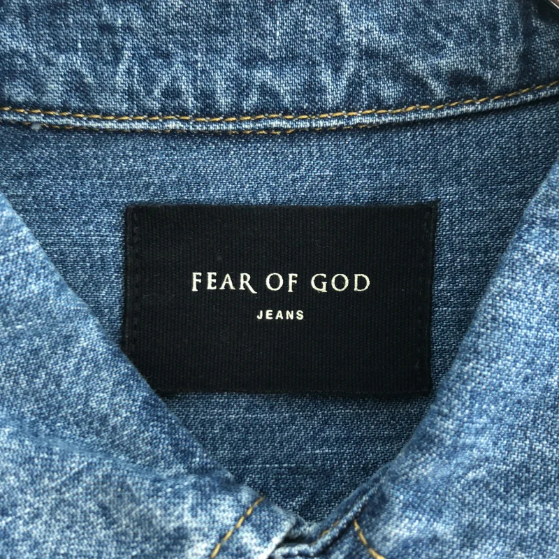 FEAR OF GOD / フィアオブゴッド | 2017SS | JEANS 5th Wポケット オーバーサイズ デニムシャツ | M | メンズ