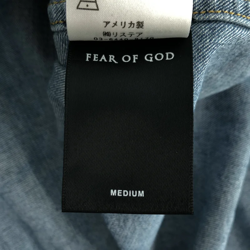 FEAR OF GOD / フィアオブゴッド | 2017SS | JEANS 5th Wポケット オーバーサイズ デニムシャツ | M | メンズ