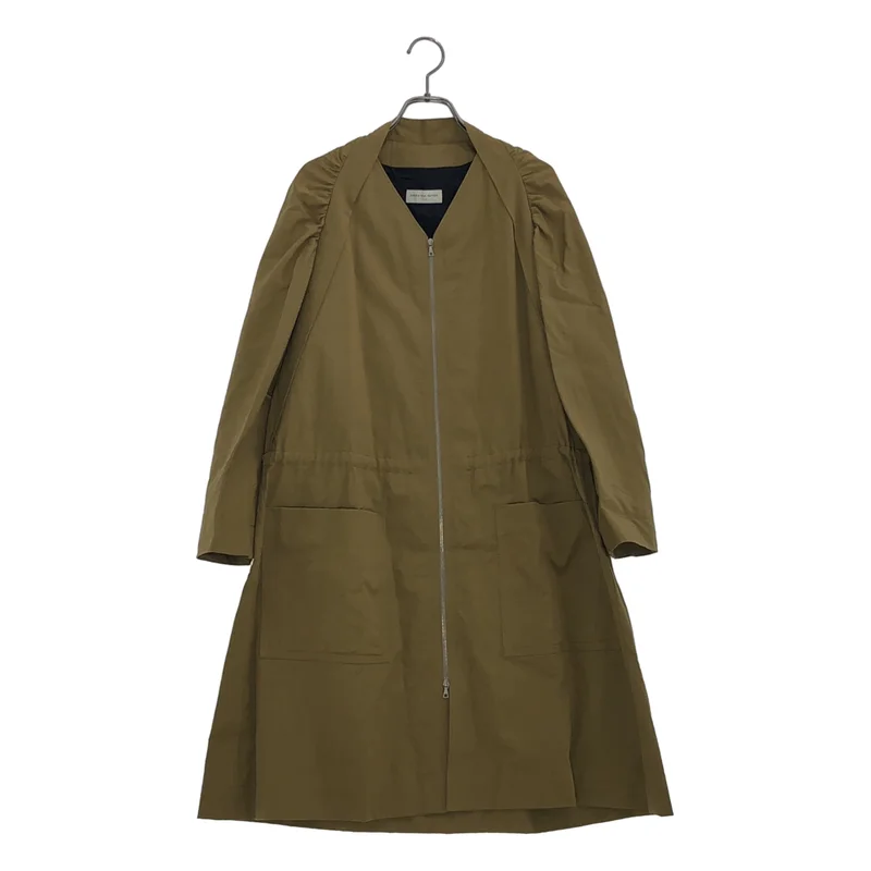 DRIES VAN NOTEN / ドリスヴァンノッテン | ギャザー ダブルジップ コート | S | レディース