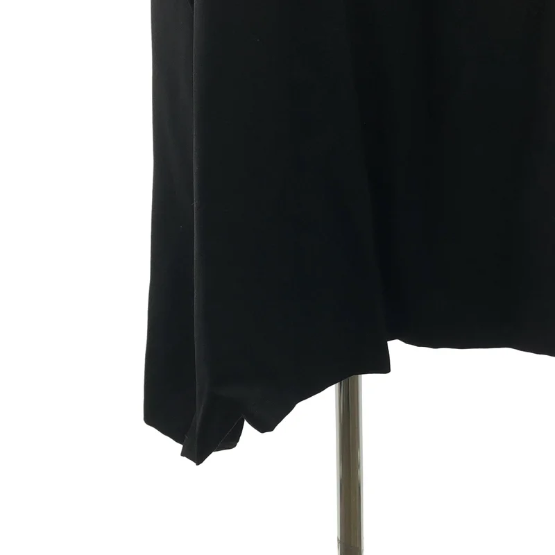 Y's / ワイズヨウジヤマモト | 2022AW | WOOL GABARDINE RIGHT FLAP BUTTON DRESS / ウールギャバ ライトフラップボタン ノースリーブドレス | 2 | レディース