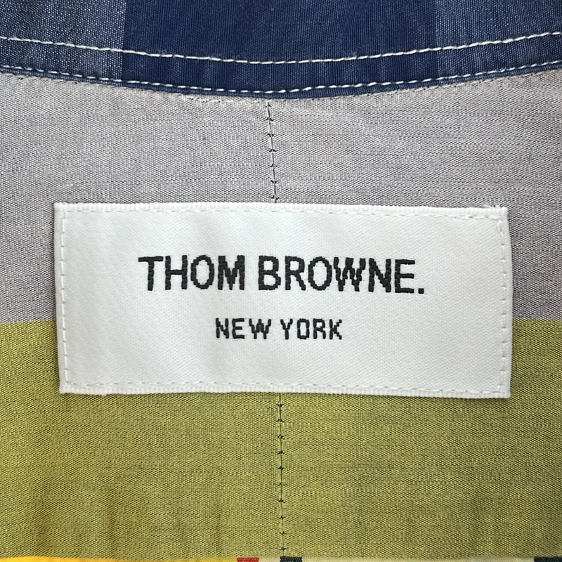 THOM BROWNE / トムブラウン | チェック シャツ ワンピース FDS001AW5556 | 1 | レディース