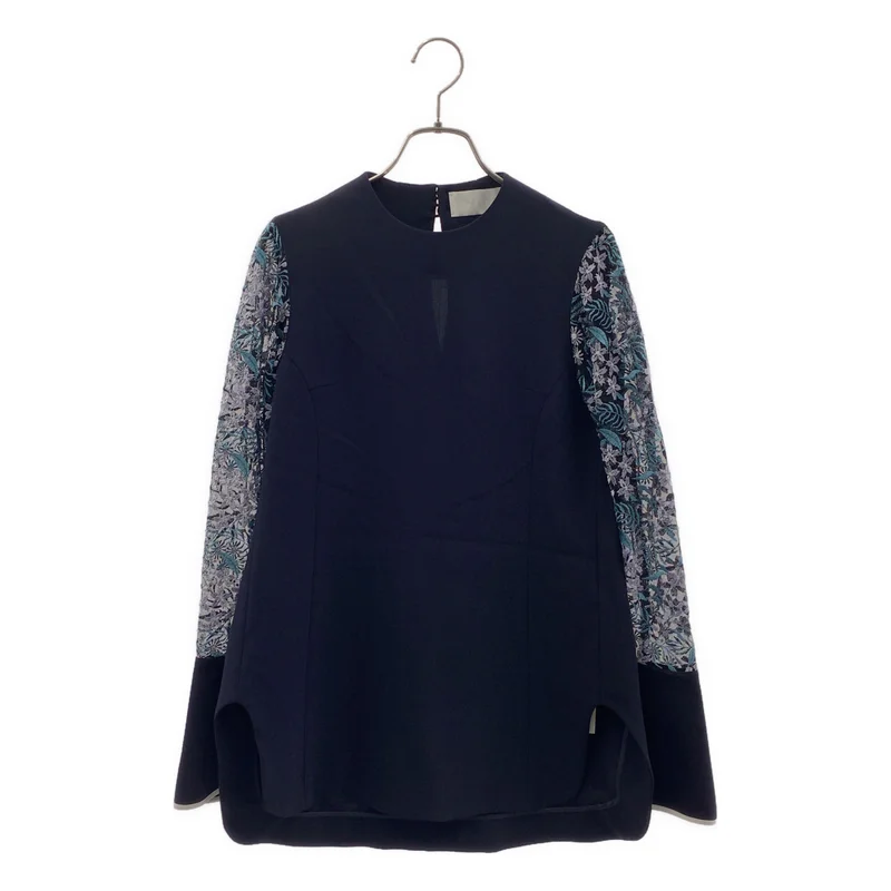 Mame Kurogouchi / マメクロゴウチ | 2025SS | Floral Lace Sleeve Classic Top フローラルレーススリーブ トップス | 1 | レディース