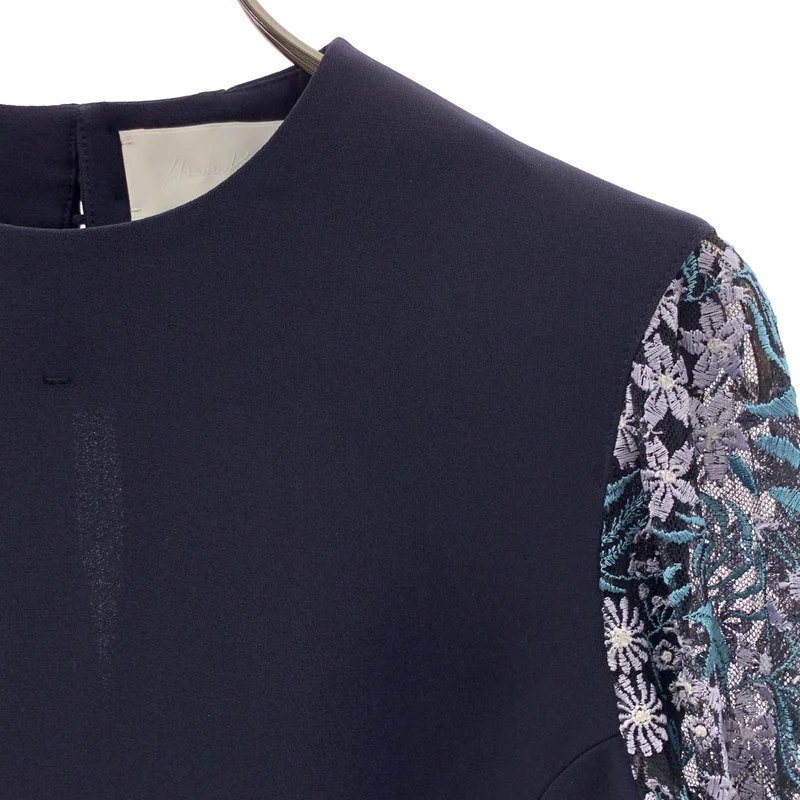 Mame Kurogouchi / マメクロゴウチ | 2025SS | Floral Lace Sleeve Classic Top フローラルレーススリーブ トップス | 1 | レディース
