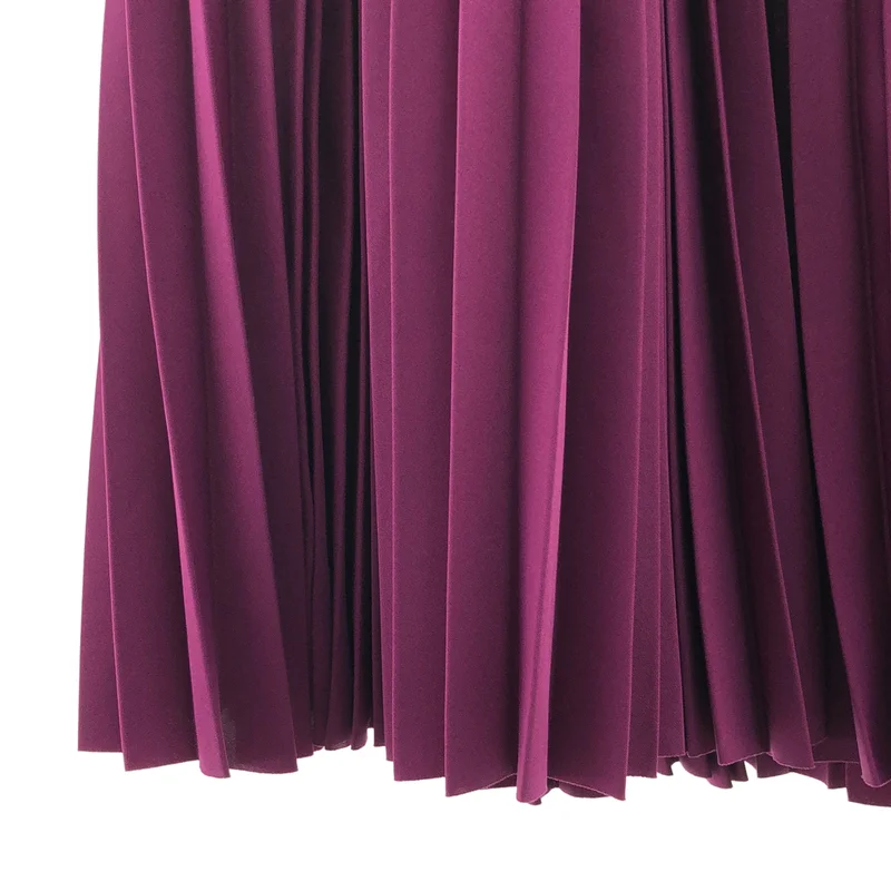 HYKE / ハイク | 2023SS | TAFFETA PLEATED SKIRT タフタ プリーツスカート | 1 | レディース