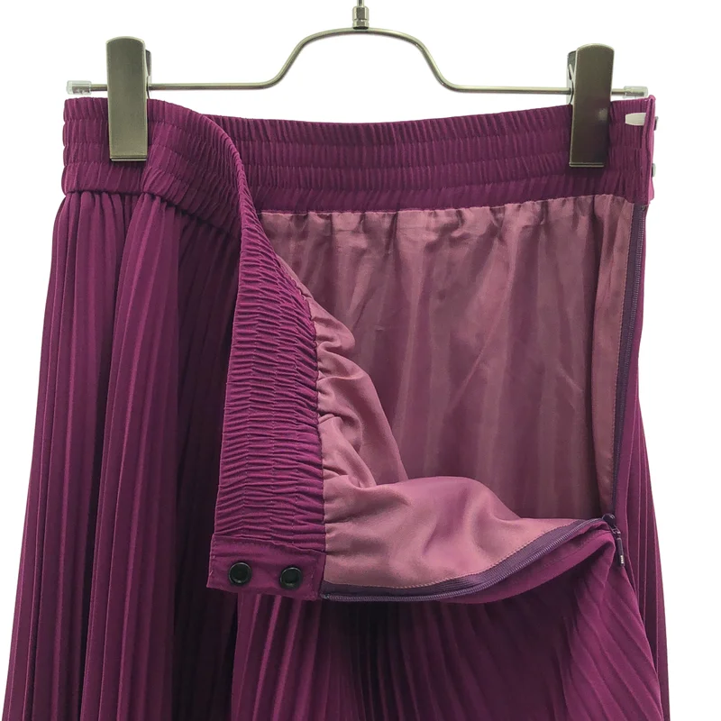 HYKE / ハイク | 2023SS | TAFFETA PLEATED SKIRT タフタ プリーツスカート | 1 | レディース