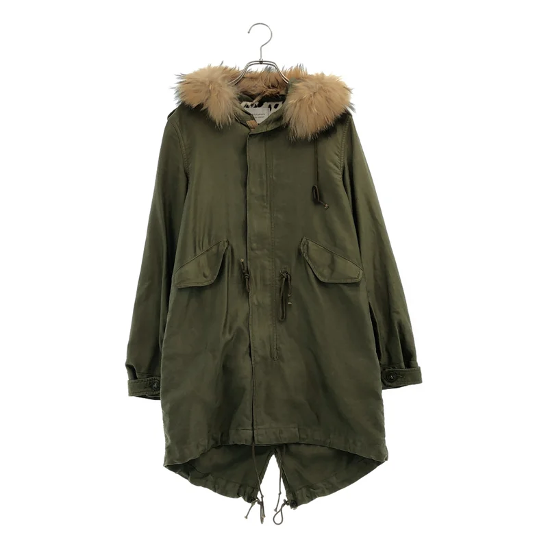 beautiful people / ビューティフルピープル | ×  UNITED ARROWS / コットン混 ライナー付き モッズコート | 150 | レディース