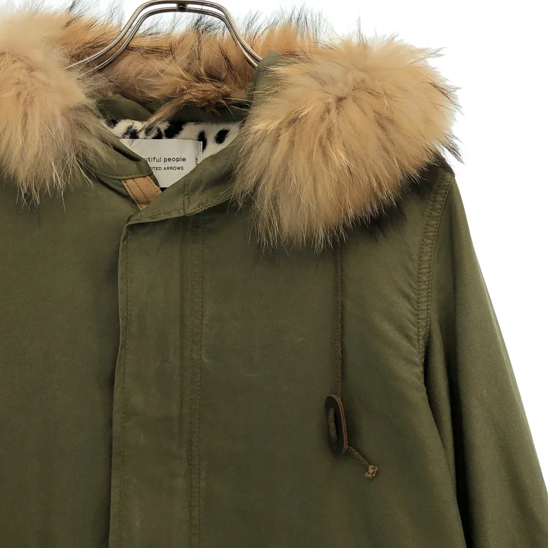 beautiful people / ビューティフルピープル | ×  UNITED ARROWS / コットン混 ライナー付き モッズコート | 150 | レディース