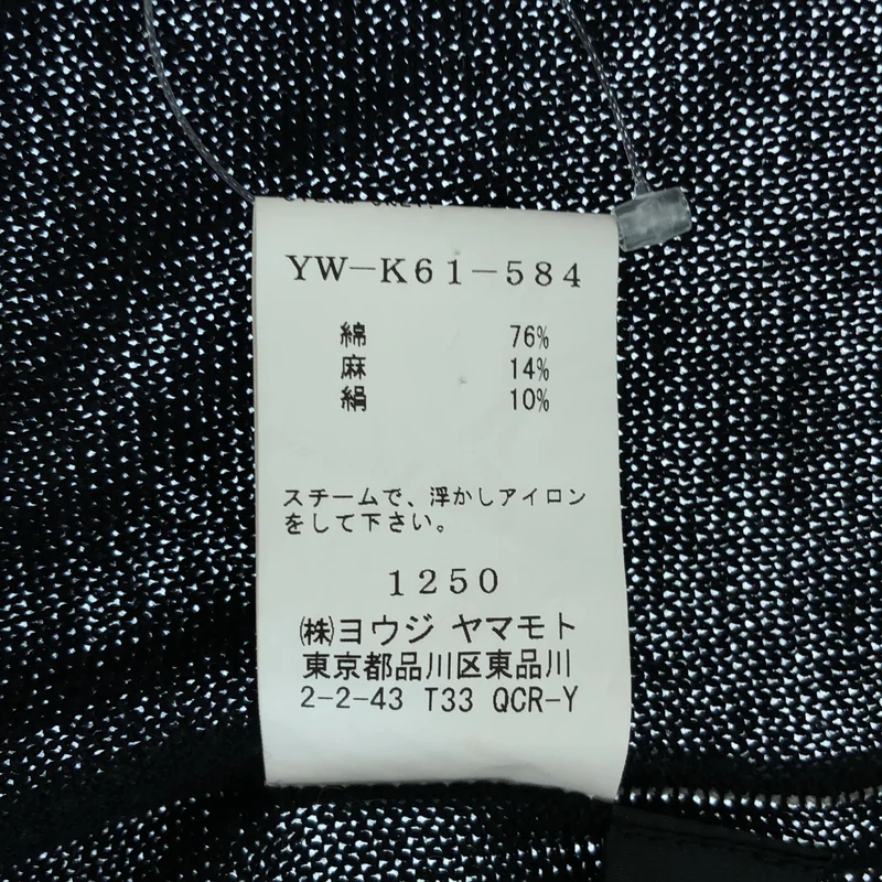 Y's / ワイズヨウジヤマモト | 2018SS | コットン リネン ライン V