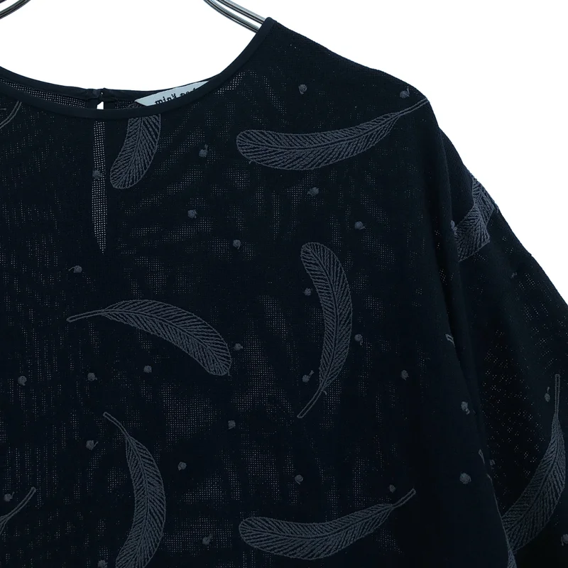 mina perhonen / ミナペルホネン | 2023SS | feather dance Tシャツ_半袖 abs1245 | 38 | レディース