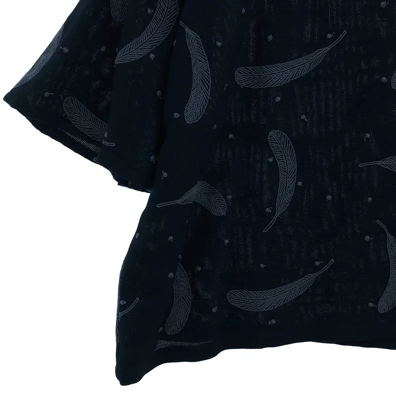 mina perhonen / ミナペルホネン | 2023SS | feather dance Tシャツ_半袖 abs1245 | 38 | レディース
