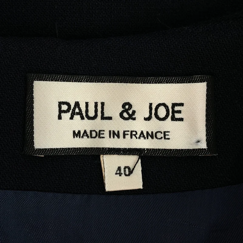 PAUL&JOE / ポールアンドジョー | UNCHARLOTTE ウール混 半袖ワンピース | 40 | レディース