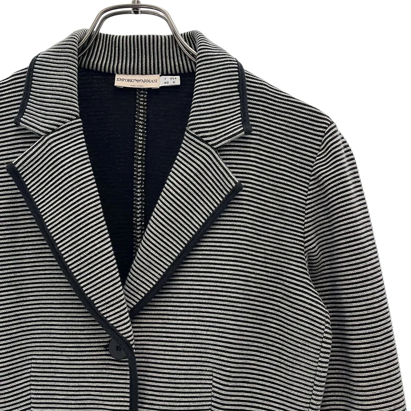 EMPORIO ARMANI / エンポリオアルマーニ | セットアップ ニット テーラード ジャケット / バックジップ スカート | 40 | レディース