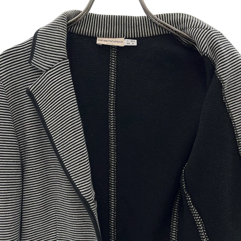 EMPORIO ARMANI / エンポリオアルマーニ | セットアップ ニット テーラード ジャケット / バックジップ スカート | 40 | レディース