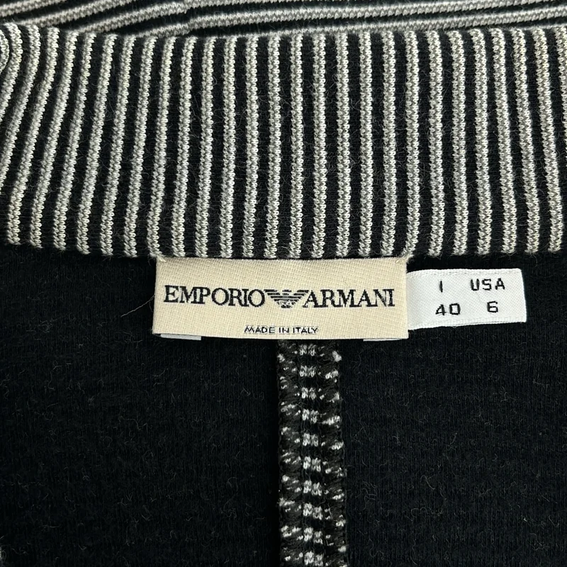 EMPORIO ARMANI / エンポリオアルマーニ | セットアップ ニット テーラード ジャケット / バックジップ スカート | 40 | レディース