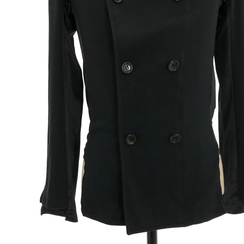 BLACK COMME des GARCONS / ブラックコムデギャルソン | 2009SS | 異素材切替 ジャケット 1C-J012 | L | メンズ