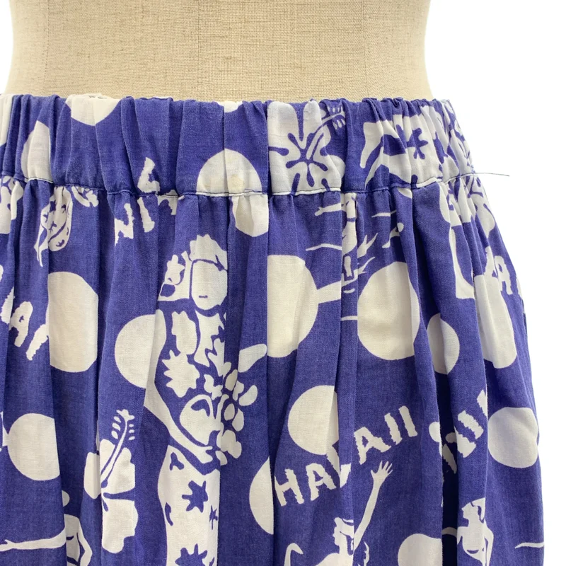 COMME des GARCONS COMME des GARCONS / コムコム | 2013SS | 製品洗い加工 プリント ギャザー スカート | XS | レディース