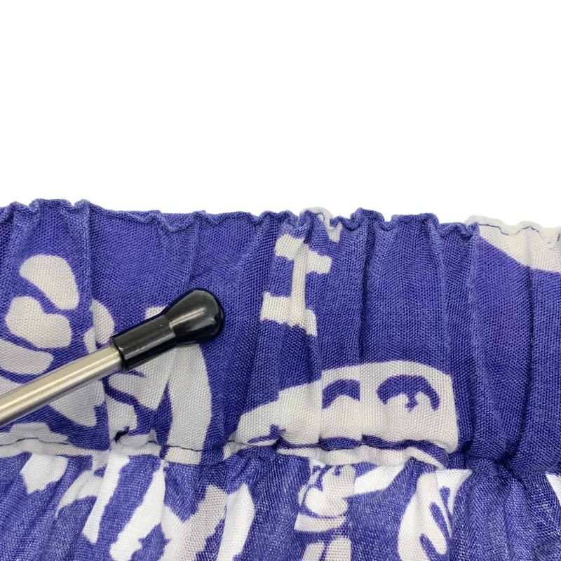 COMME des GARCONS COMME des GARCONS / コムコム | 2013SS | 製品洗い加工 プリント ギャザー スカート | XS | レディース
