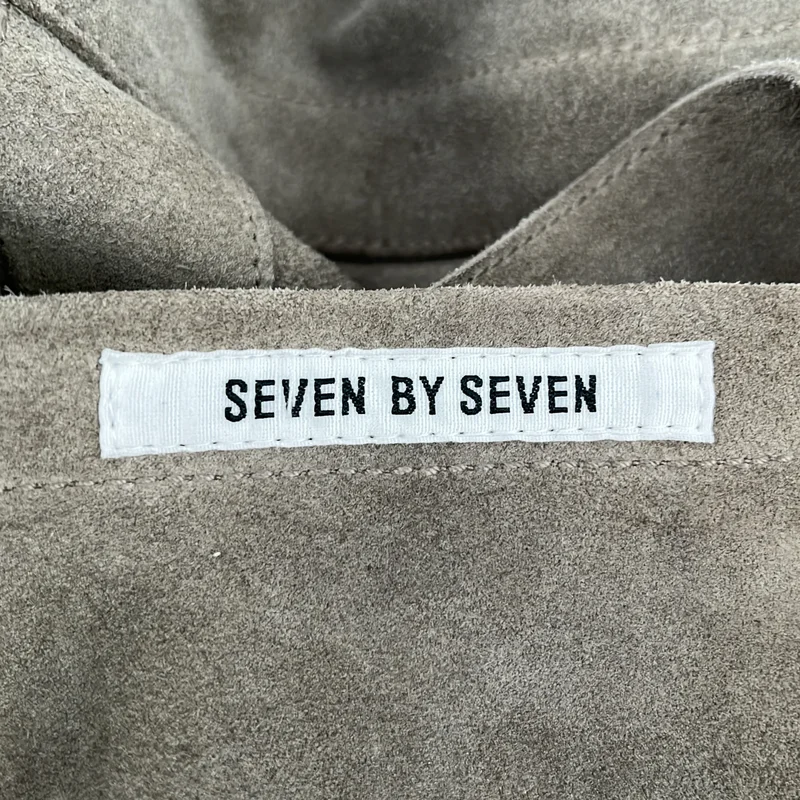 SEVEN BY SEVEN / セブン バイ セブン | HAND PAINTED LEATHER TOTE BAG / スエードレザー ハンドペイント トートバッグ |
