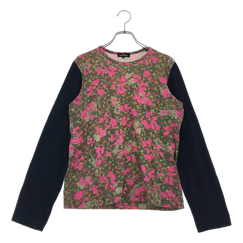 tricot COMME des GARCONS / トリココムデギャルソン | 2013AW | コットン 袖切替 プリント カットソー | M | レディース