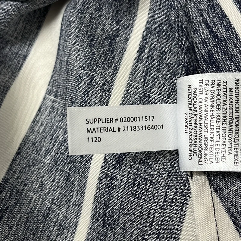 POLO RALPH LAUREN / ポロラルフローレン | シルク ストライプ パフスリーブ ワンピース | 4 | レディース