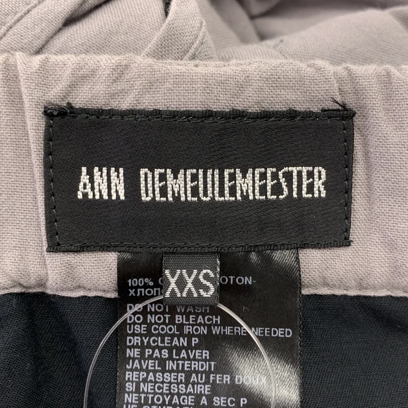 ANN DEMEULEMEESTER / アンドゥムルメステール | コットン イージーパンツ | XXS | メンズ