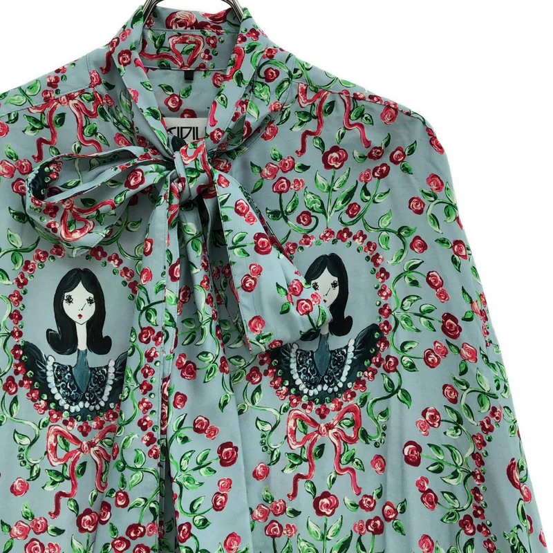 KIDILL / キディル | BOWTIE SHIRT GIRL PRINT PATTERN シャツ | F | メンズ