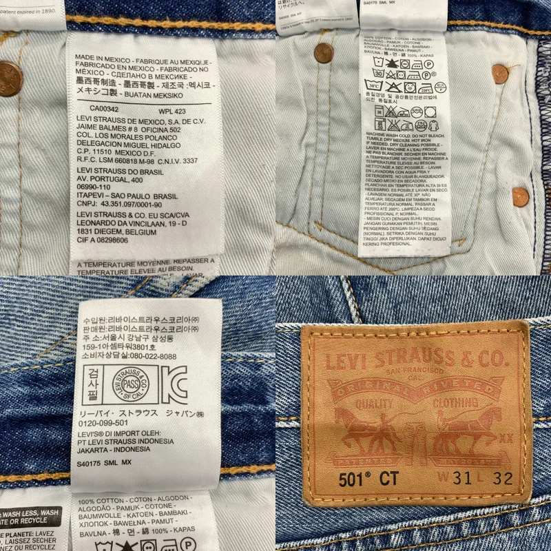 Levi's / リーバイス | ダメージ加工 デニムパンツ | 31 | メンズ